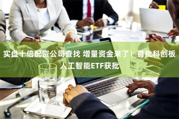 实盘十倍配资公司查找 增量资金来了！首批科创板人工智能ETF获批