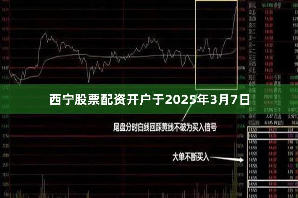 西宁股票配资开户于2025年3月7日
