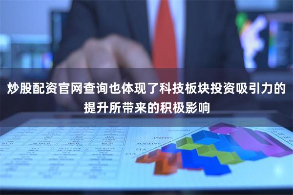 炒股配资官网查询也体现了科技板块投资吸引力的提升所带来的积极影响