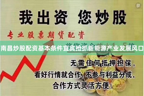 南昌炒股配资基本条件宜宾抢抓新能源产业发展风口