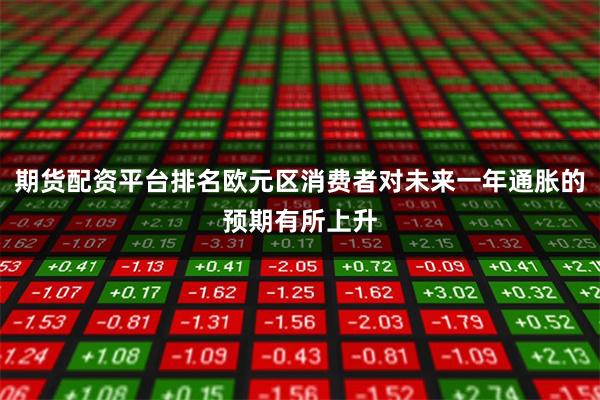 期货配资平台排名欧元区消费者对未来一年通胀的预期有所上升